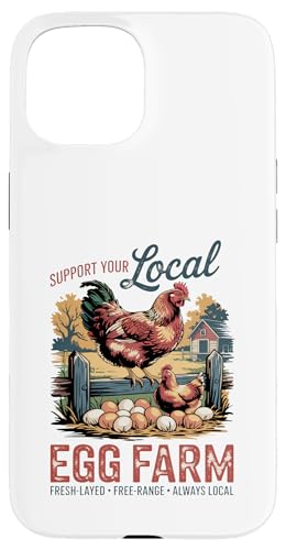 Laid with Love - Backyard Chicken Keeper Farmstead Pride Hülle für iPhone 15 Laid with Love - Backyard Chicken Keeper Farmstead Pride Hülle für iPhone 15 von Funny Local Egg Farmer Retro Funny Chicken