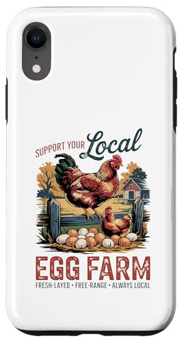 Laid with Love - Backyard Chicken Keeper Farmstead Pride Hülle für iPhone XR Laid with Love - Backyard Chicken Keeper Farmstead Pride Hülle für iPhone XR von Funny Local Egg Farmer Retro Funny Chicken