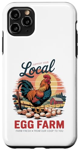 Local Eggs Matter - Retro Hühnerstall - Huhn Hülle für iPhone 11 Pro Max Local Eggs Matter - Retro Hühnerstall - Huhn Hülle für iPhone 11 Pro Max von Funny Local Egg Farmer Retro Funny Chicken