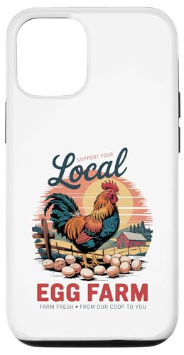 Local Eggs Matter - Retro Hühnerstall - Huhn Hülle für iPhone 12/12 Pro Local Eggs Matter - Retro Hühnerstall - Huhn Hülle für iPhone 12/12 Pro von Funny Local Egg Farmer Retro Funny Chicken