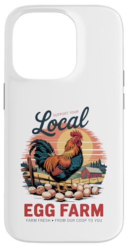 Local Eggs Matter - Retro Hühnerstall - Huhn Hülle für iPhone 14 Pro Local Eggs Matter - Retro Hühnerstall - Huhn Hülle für iPhone 14 Pro von Funny Local Egg Farmer Retro Funny Chicken