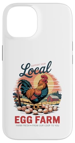 Local Eggs Matter - Retro Hühnerstall - Huhn Hülle für iPhone 14 Local Eggs Matter - Retro Hühnerstall - Huhn Hülle für iPhone 14 von Funny Local Egg Farmer Retro Funny Chicken