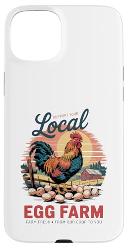 Local Eggs Matter - Retro Hühnerstall - Huhn Hülle für iPhone 15 Plus Local Eggs Matter - Retro Hühnerstall - Huhn Hülle für iPhone 15 Plus von Funny Local Egg Farmer Retro Funny Chicken
