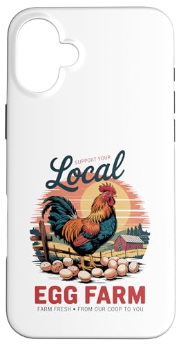 Local Eggs Matter - Retro Hühnerstall - Huhn Hülle für iPhone 16 Plus Local Eggs Matter - Retro Hühnerstall - Huhn Hülle für iPhone 16 Plus von Funny Local Egg Farmer Retro Funny Chicken