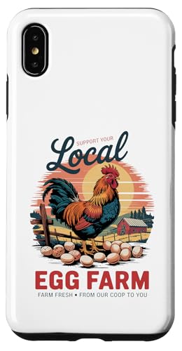 Local Eggs Matter - Retro Hühnerstall - Huhn Hülle für iPhone XS Max Local Eggs Matter - Retro Hühnerstall - Huhn Hülle für iPhone XS Max von Funny Local Egg Farmer Retro Funny Chicken