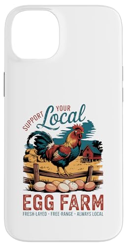 Local Eggs Matter – Unterstützen Sie kleine Hühnerbauern Hülle für iPhone 14 Plus Local Eggs Matter – Unterstützen Sie kleine Hühnerbauern Hülle für iPhone 14 Plus von Funny Local Egg Farmer Retro Funny Chicken