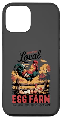 Unterstützen Sie Ihre lokale Eierfarm - frisch gelegte Eier - Huhn Hülle für iPhone 12 mini Unterstützen Sie Ihre lokale Eierfarm - frisch gelegte Eier - Huhn Hülle für iPhone 12 mini von Funny Local Egg Farmer Retro Funny Chicken
