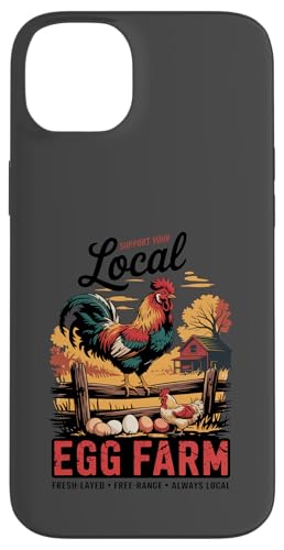 Unterstützen Sie Ihre lokale Eierfarm - frisch gelegte Eier - Huhn Hülle für iPhone 14 Plus Unterstützen Sie Ihre lokale Eierfarm - frisch gelegte Eier - Huhn Hülle für iPhone 14 Plus von Funny Local Egg Farmer Retro Funny Chicken