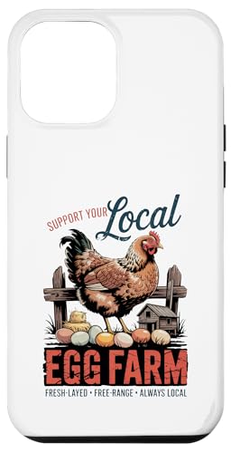 Unterstützen Sie Ihren lokalen Hühnerbauer - Vintage Hühnerstall Hülle für iPhone 12 Pro Max Unterstützen Sie Ihren lokalen Hühnerbauer - Vintage Hühnerstall Hülle für iPhone 12 Pro Max von Funny Local Egg Farmer Retro Funny Chicken