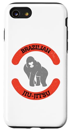 Brazilian Jiu-Jitsu Ape, MMA, Wrestling, Boxen Hülle für iPhone SE (2020) / 7 / 8 von Funny MMA