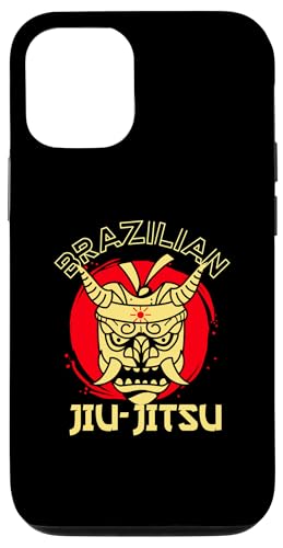 Brazilian Jiu-Jitsu Fire Onii Maske, Muay Thai, MMA, Wrestle Hülle für iPhone 12/12 Pro von Funny MMA