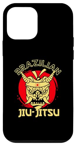Brazilian Jiu-Jitsu Fire Onii Maske, Muay Thai, MMA, Wrestle Hülle für iPhone 12 mini von Funny MMA