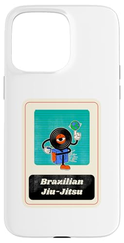 Brazilian Jiu-Jitsu Vinyl Cartoon Charakter MMA Muay Thai Hülle für iPhone 15 Pro Max von Funny MMA