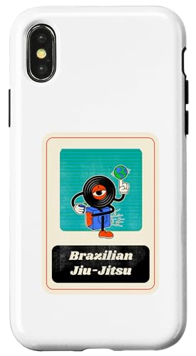 Brazilian Jiu-Jitsu Vinyl Cartoon Charakter MMA Muay Thai Hülle für iPhone X/XS von Funny MMA