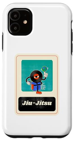 Jiu-Jitsu Cartoon Charakter Vinyl Muay Thai Bjj Wrestling Hülle für iPhone 11 von Funny MMA