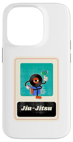 Jiu-Jitsu Cartoon Charakter Vinyl Muay Thai Bjj Wrestling Hülle für iPhone 14 Pro von Funny MMA