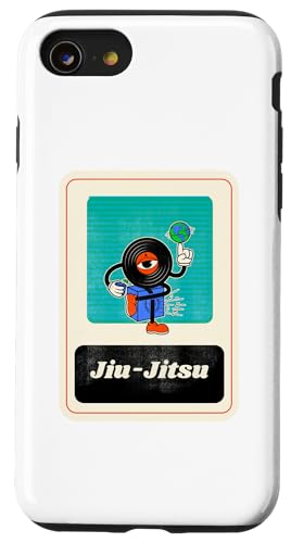 Jiu-Jitsu Cartoon Charakter Vinyl Muay Thai Bjj Wrestling Hülle für iPhone SE (2020) / 7 / 8 von Funny MMA