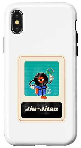 Jiu-Jitsu Cartoon Charakter Vinyl Muay Thai Bjj Wrestling Hülle für iPhone X/XS Jiu-Jitsu Cartoon Charakter Vinyl Muay Thai Bjj Wrestling Hülle für iPhone X/XS von Funny MMA
