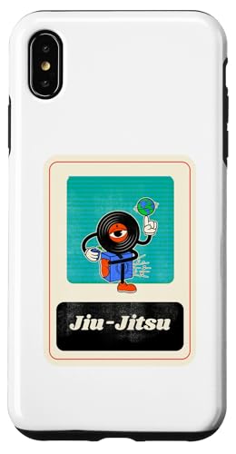 Jiu-Jitsu Cartoon Charakter Vinyl Muay Thai Bjj Wrestling Hülle für iPhone XS Max von Funny MMA