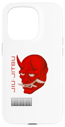 Jiu-Jitsu Oni Demon Head BJJ MMA Muay Thai Boxen Hülle für iPhone 15 Pro von Funny MMA