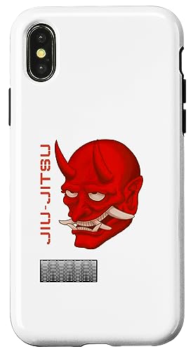 Jiu-Jitsu Oni Demon Head BJJ MMA Muay Thai Boxen Hülle für iPhone X/XS von Funny MMA