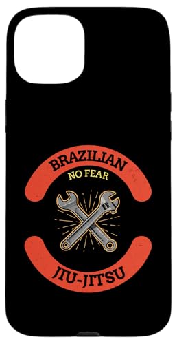 No Fear Brazilian Jiu-Jitsu, MMA, Wrestling, Boxen Hülle für iPhone 15 Plus von Funny MMA