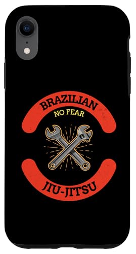 No Fear Brazilian Jiu-Jitsu, MMA, Wrestling, Boxen Hülle für iPhone XR von Funny MMA