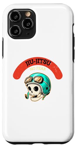 No Fear Jiu-Jitsu Skull, MMA, Wrestling, Boxen Hülle für iPhone 11 Pro von Funny MMA