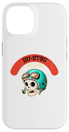 No Fear Jiu-Jitsu Skull, MMA, Wrestling, Boxen Hülle für iPhone 14 von Funny MMA