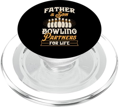 Vater und Sohn Bowling Partners For Life PopSockets PopGrip für MagSafe Vater und Sohn Bowling Partners For Life PopSockets PopGrip für MagSafe von Funny Matching Bowling League Team Member Merch