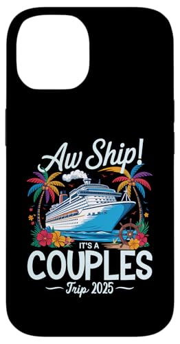 Aw Ship, es ist eine Paarreise 2025 Kreuzfahrt für Paare Hülle für iPhone 14 Aw Ship, es ist eine Paarreise 2025 Kreuzfahrt für Paare Hülle für iPhone 14 von Funny Matching Family Vacation Shirts and Gifts