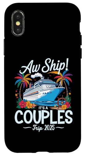 Aw Ship, es ist eine Paarreise 2025 Kreuzfahrt für Paare Hülle für iPhone X/XS Aw Ship, es ist eine Paarreise 2025 Kreuzfahrt für Paare Hülle für iPhone X/XS von Funny Matching Family Vacation Shirts and Gifts