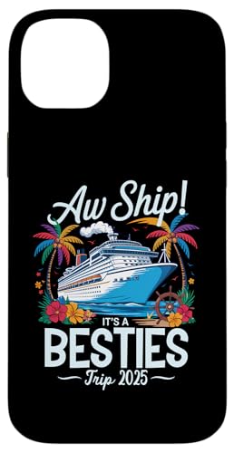 Aw Ship It's A Besties Trip 2025 Passendes Cruise Squad für Mädchen Hülle für iPhone 14 Plus Aw Ship It's A Besties Trip 2025 Passendes Cruise Squad für Mädchen Hülle für iPhone 14 Plus von Funny Matching Family Vacation Shirts and Gifts