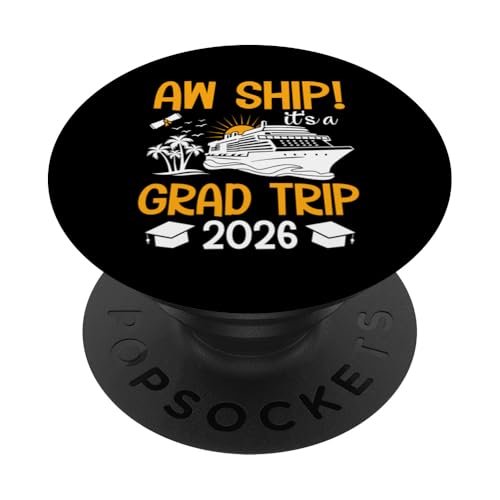 Aw Ship It's A Grand Trip 2026 Passende Abschlusskreuzfahrt PopSockets Klebender PopGrip Aw Ship It's A Grand Trip 2026 Passende Abschlusskreuzfahrt PopSockets Klebender PopGrip von Funny Matching Family Vacation Shirts and Gifts