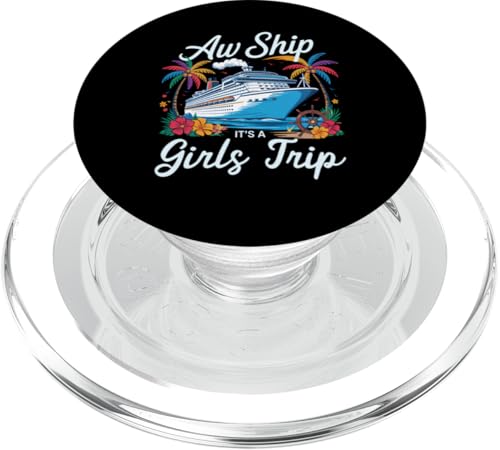 Oh, Schiff, es ist eine Mädchenreise, die zu einem Kreuzfahrturlaub passt PopSockets PopGrip für MagSafe Oh, Schiff, es ist eine Mädchenreise, die zu einem Kreuzfahrturlaub passt PopSockets PopGrip für MagSafe von Funny Matching Family Vacation Shirts and Gifts