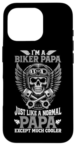 Biker Papa Wie ein normaler Papa Nur viel cooleres Motorrad Hülle für iPhone 16 Pro Biker Papa Wie ein normaler Papa Nur viel cooleres Motorrad Hülle für iPhone 16 Pro von Funny Motorcycle Dad Biker Gifts Father's Day