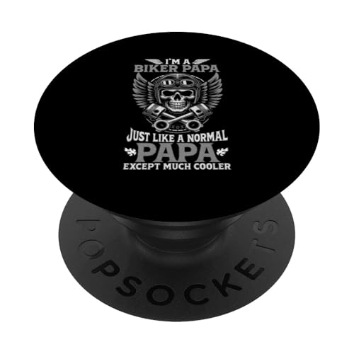 Biker Papa Wie ein normaler Papa Nur viel cooleres Motorrad PopSockets Klebender PopGrip Biker Papa Wie ein normaler Papa Nur viel cooleres Motorrad PopSockets Klebender PopGrip von Funny Motorcycle Dad Biker Gifts Father's Day