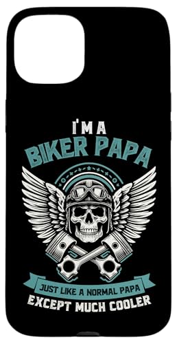 Biker Papa wie ein normaler Papa, nur viel cooler Hülle für iPhone 15 Plus Biker Papa wie ein normaler Papa, nur viel cooler Hülle für iPhone 15 Plus von Funny Motorcycle Dad Biker Gifts Father's Day