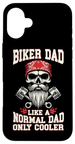 Biker-Vater wie ein normaler Papa, nur viel cooleres Motorrad Hülle für iPhone 16 Plus Biker-Vater wie ein normaler Papa, nur viel cooleres Motorrad Hülle für iPhone 16 Plus von Funny Motorcycle Dad Biker Gifts Father's Day