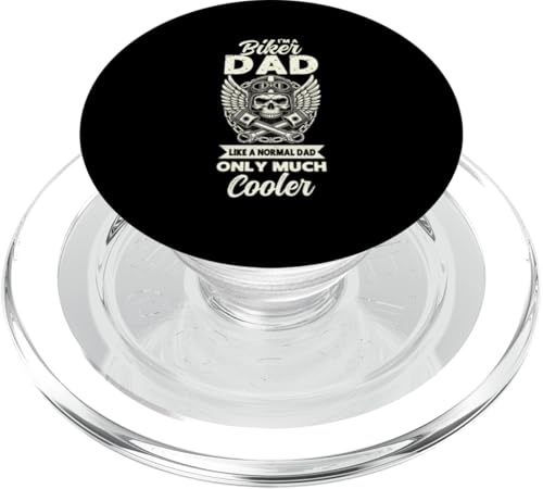 Biker-Vater wie ein normaler Papa, nur viel cooleres Motorrad PopSockets PopGrip für MagSafe Biker-Vater wie ein normaler Papa, nur viel cooleres Motorrad PopSockets PopGrip für MagSafe von Funny Motorcycle Dad Biker Gifts Father's Day