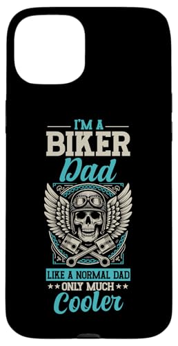 Biker-Vater wie ein normaler Vater Nur cooler Motorradliebhaber Hülle für iPhone 15 Plus Biker-Vater wie ein normaler Vater Nur cooler Motorradliebhaber Hülle für iPhone 15 Plus von Funny Motorcycle Dad Biker Gifts Father's Day