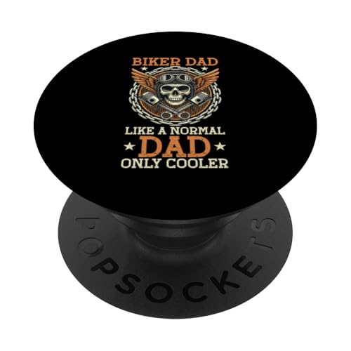 Biker-Vater wie ein normaler Vater Nur cooler Motorradliebhaber PopSockets Klebender PopGrip Biker-Vater wie ein normaler Vater Nur cooler Motorradliebhaber PopSockets Klebender PopGrip von Funny Motorcycle Dad Biker Gifts Father's Day