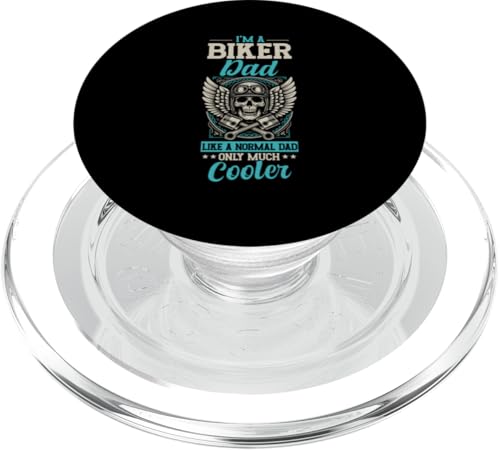 Biker-Vater wie ein normaler Vater Nur cooler Motorradliebhaber PopSockets PopGrip für MagSafe Biker-Vater wie ein normaler Vater Nur cooler Motorradliebhaber PopSockets PopGrip für MagSafe von Funny Motorcycle Dad Biker Gifts Father's Day