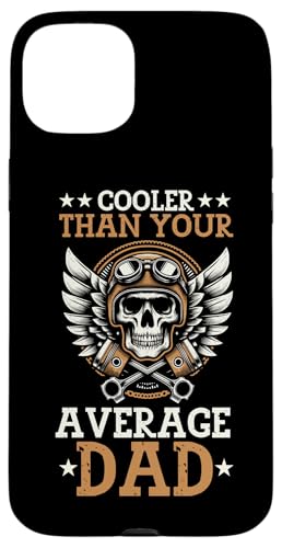 Cooler als der Durchschnitt, Papa, Motorrad, Vatertag Hülle für iPhone 15 Plus Cooler als der Durchschnitt, Papa, Motorrad, Vatertag Hülle für iPhone 15 Plus von Funny Motorcycle Dad Biker Gifts Father's Day