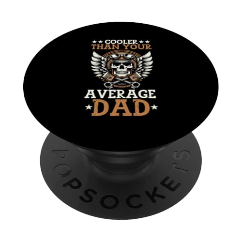 Cooler als der Durchschnitt, Papa, Motorrad, Vatertag PopSockets Klebender PopGrip Cooler als der Durchschnitt, Papa, Motorrad, Vatertag PopSockets Klebender PopGrip von Funny Motorcycle Dad Biker Gifts Father's Day