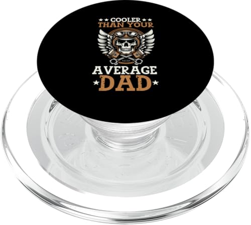 Cooler als der Durchschnitt, Papa, Motorrad, Vatertag PopSockets PopGrip für MagSafe Cooler als der Durchschnitt, Papa, Motorrad, Vatertag PopSockets PopGrip für MagSafe von Funny Motorcycle Dad Biker Gifts Father's Day