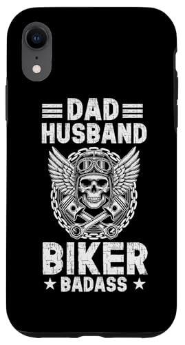 Dad Husband Biker Badass Motorrad Biker Dad Hülle für iPhone XR Dad Husband Biker Badass Motorrad Biker Dad Hülle für iPhone XR von Funny Motorcycle Dad Biker Gifts Father's Day