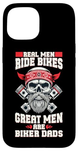 Great Men Are Biker Dads Motorrad Liebhaber Vatertag Hülle für iPhone 15 Great Men Are Biker Dads Motorrad Liebhaber Vatertag Hülle für iPhone 15 von Funny Motorcycle Dad Biker Gifts Father's Day