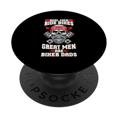 Great Men Are Biker Dads Motorrad Liebhaber Vatertag PopSockets Klebender PopGrip Great Men Are Biker Dads Motorrad Liebhaber Vatertag PopSockets Klebender PopGrip von Funny Motorcycle Dad Biker Gifts Father's Day
