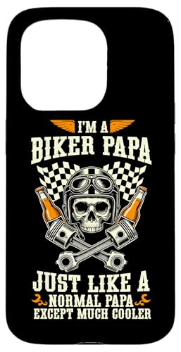 Ich bin ein Biker-Papa wie ein normaler Papa, nur ein viel cooler Papa Hülle für iPhone 15 Pro Ich bin ein Biker-Papa wie ein normaler Papa, nur ein viel cooler Papa Hülle für iPhone 15 Pro von Funny Motorcycle Dad Biker Gifts Father's Day